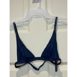 Victoria's Secret Triangle Bikini Top with Rhinestone Straps